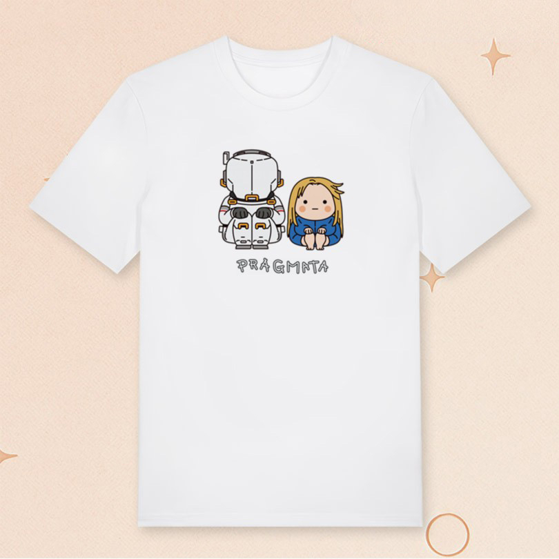 Pragmata Hugh And Diana Sitting FP T-Shirt Capcom Merch Gifts For Boyfriend