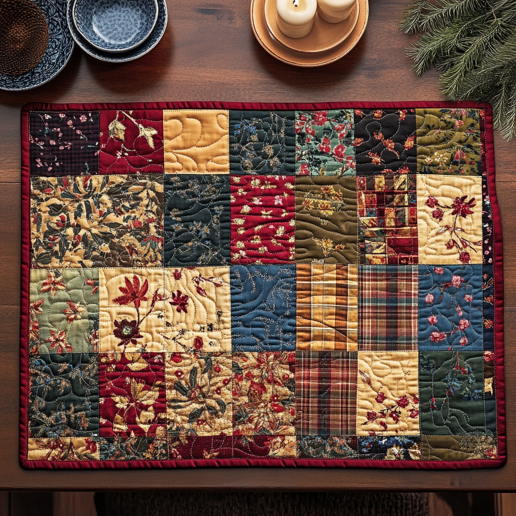 Prairie Comfort Quilted Place Mat Christmas Kitchen Decor Christmas Gifts For Your Boyfriend