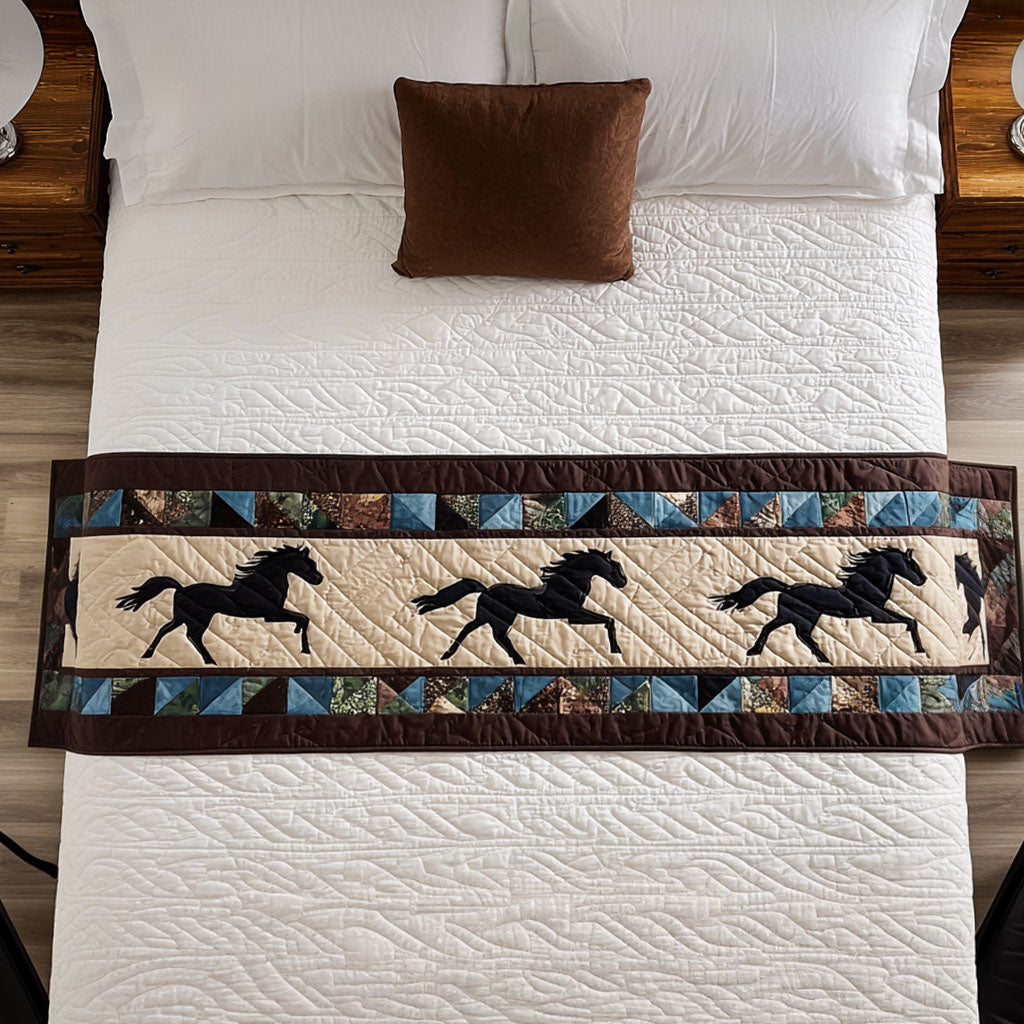 Prairie Horizon Quilted Bed Runner Bed Decor Ideas Gift Ideas For Horse Lovers