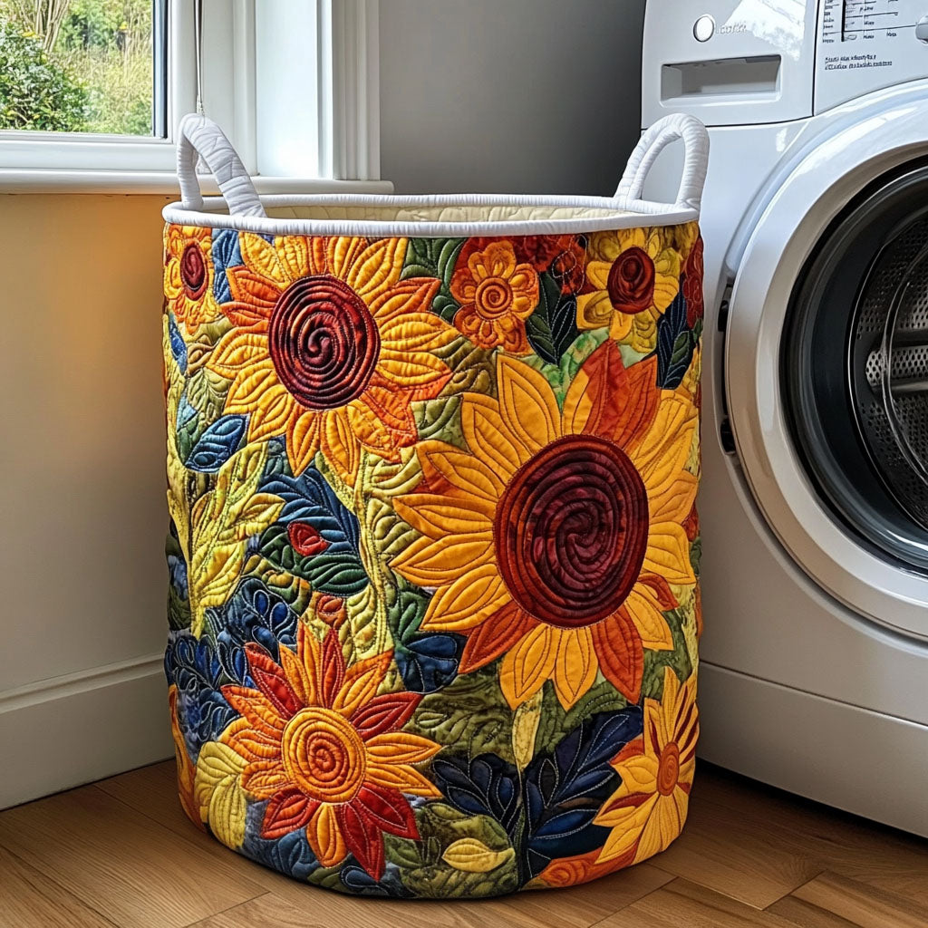 Prairie Light Quilted Laundry Basket Gift To Brighten Their Day