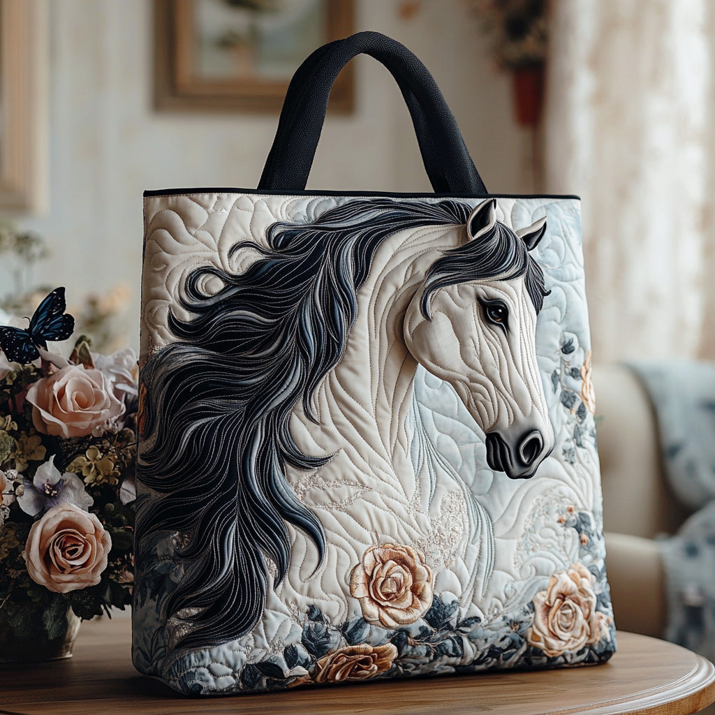 Prairie Spirit Quilted Tote Bag Best Gifts For Horse Riders