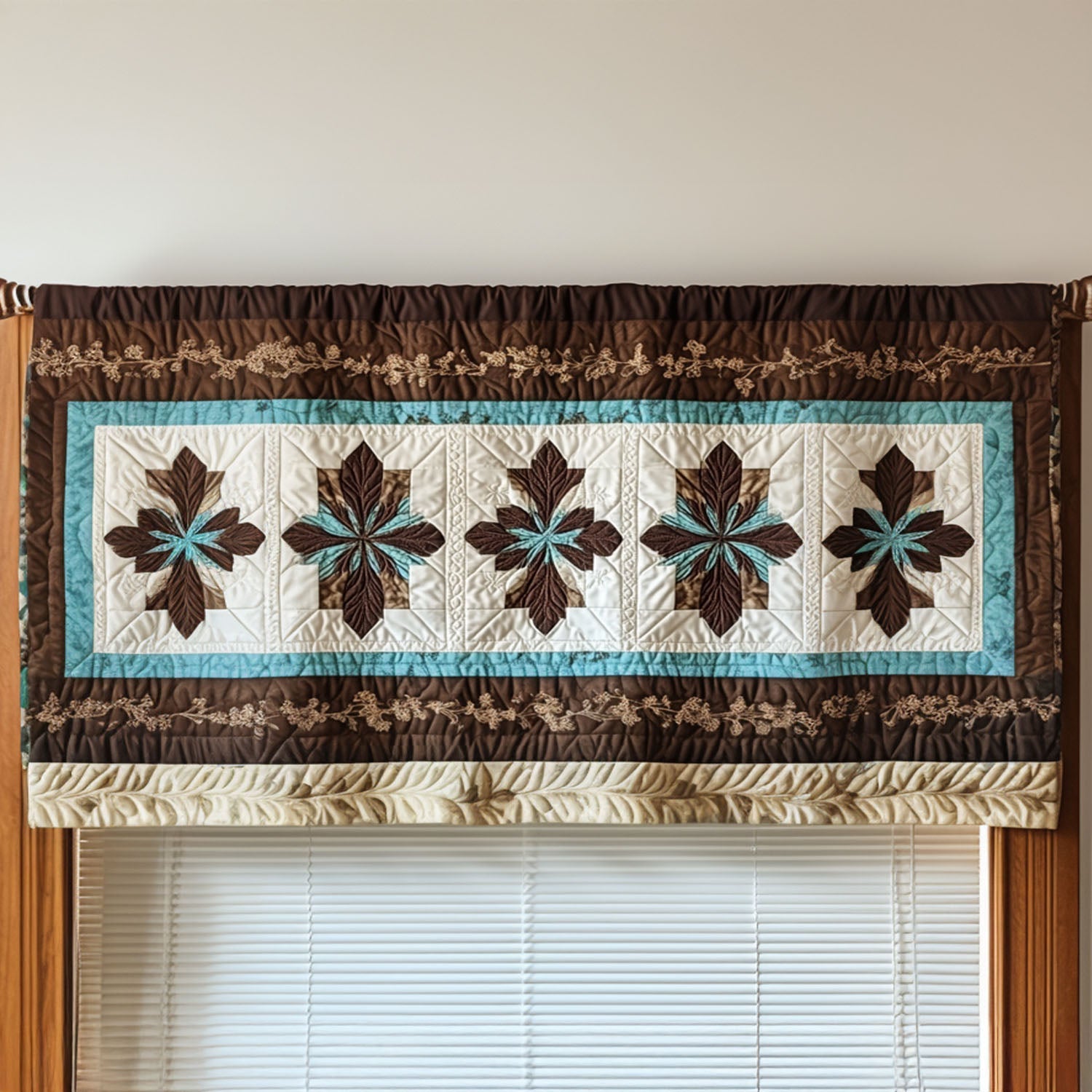 Prairie Star Quilted Valance Entryway Decor Christian Gifts For Girlfriend