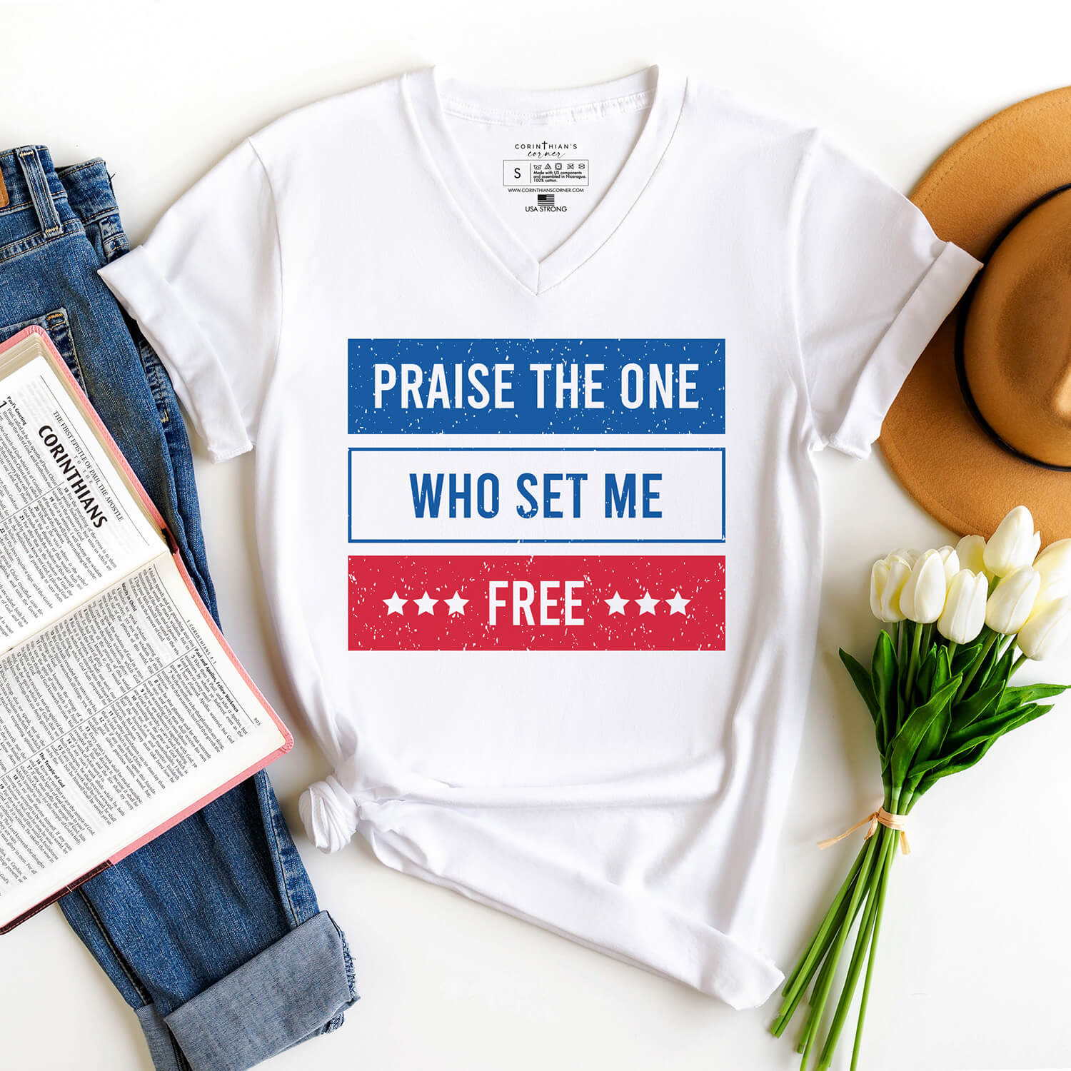 Praise The One V-Neck Shirt Gift For Women