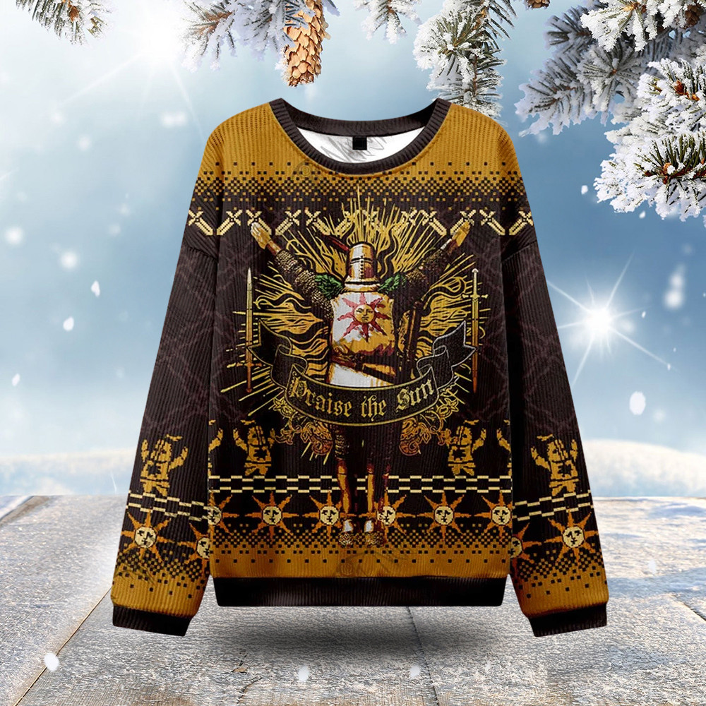 Praise The Sun Ugly Christmas Sweater Xmas Wear Nice Christmas Sweaters Gifts