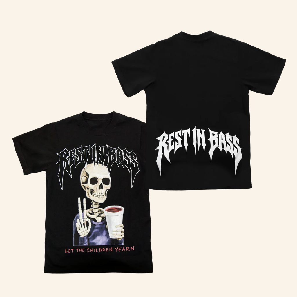 Praiseche Merch Peace Black T-Shirt Rest In Bass Merch Gifts For Him