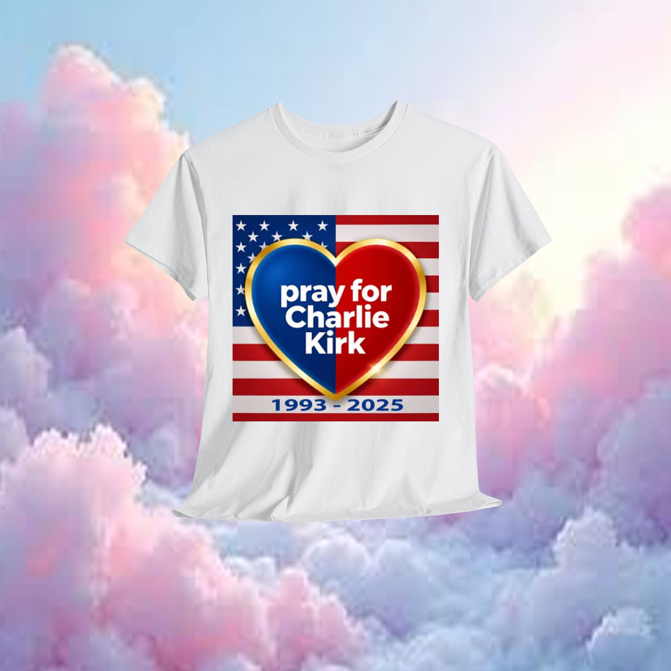 Pray for Charlie Kirk 1993-2025 Shirt