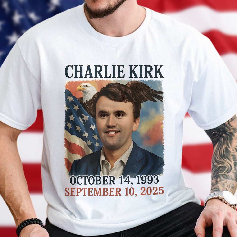 Pray For Charlie Kirk Bright Shirt Gift for Charlie Kirk Supporters