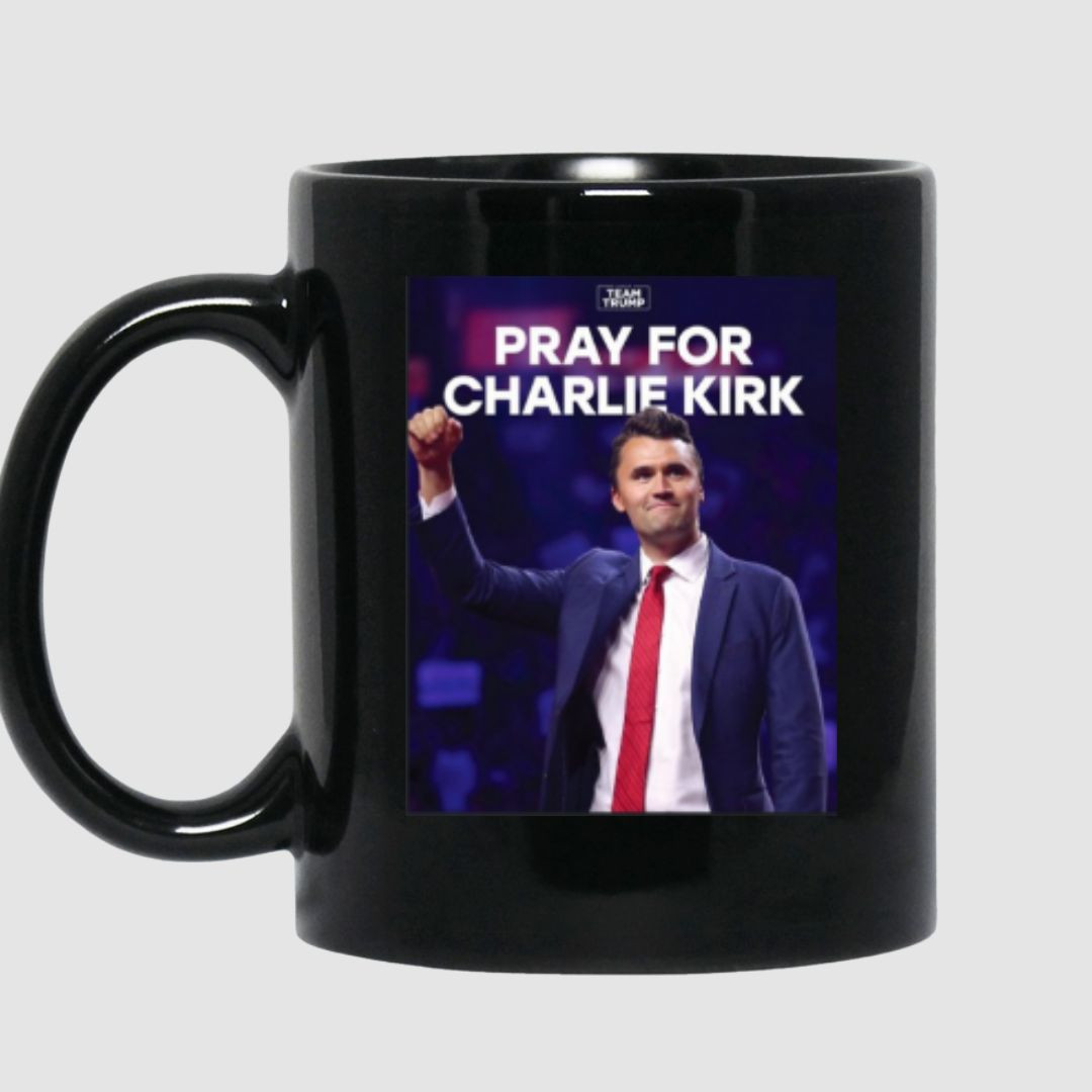 Pray For Charlie Kirk Mug Rest In Peace Charlie Kirk TPUSA Freedom Cup
