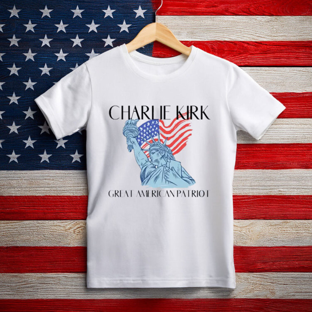 Pray for Charlie Kirk Patriotic Shirt