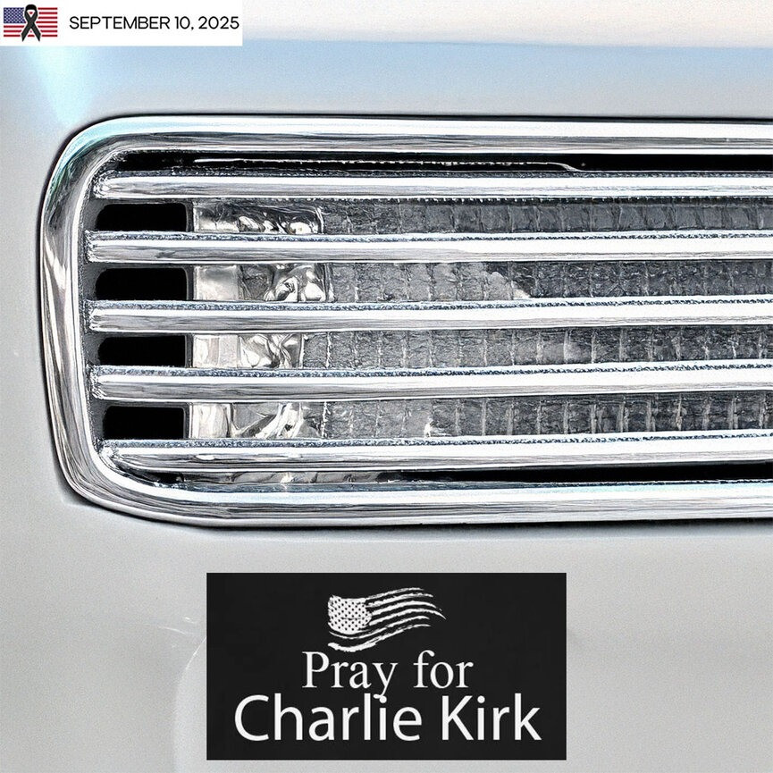 Pray For Charlie Kirk Sticker Freedom Decal RIP Charlie Kirk Merchandise