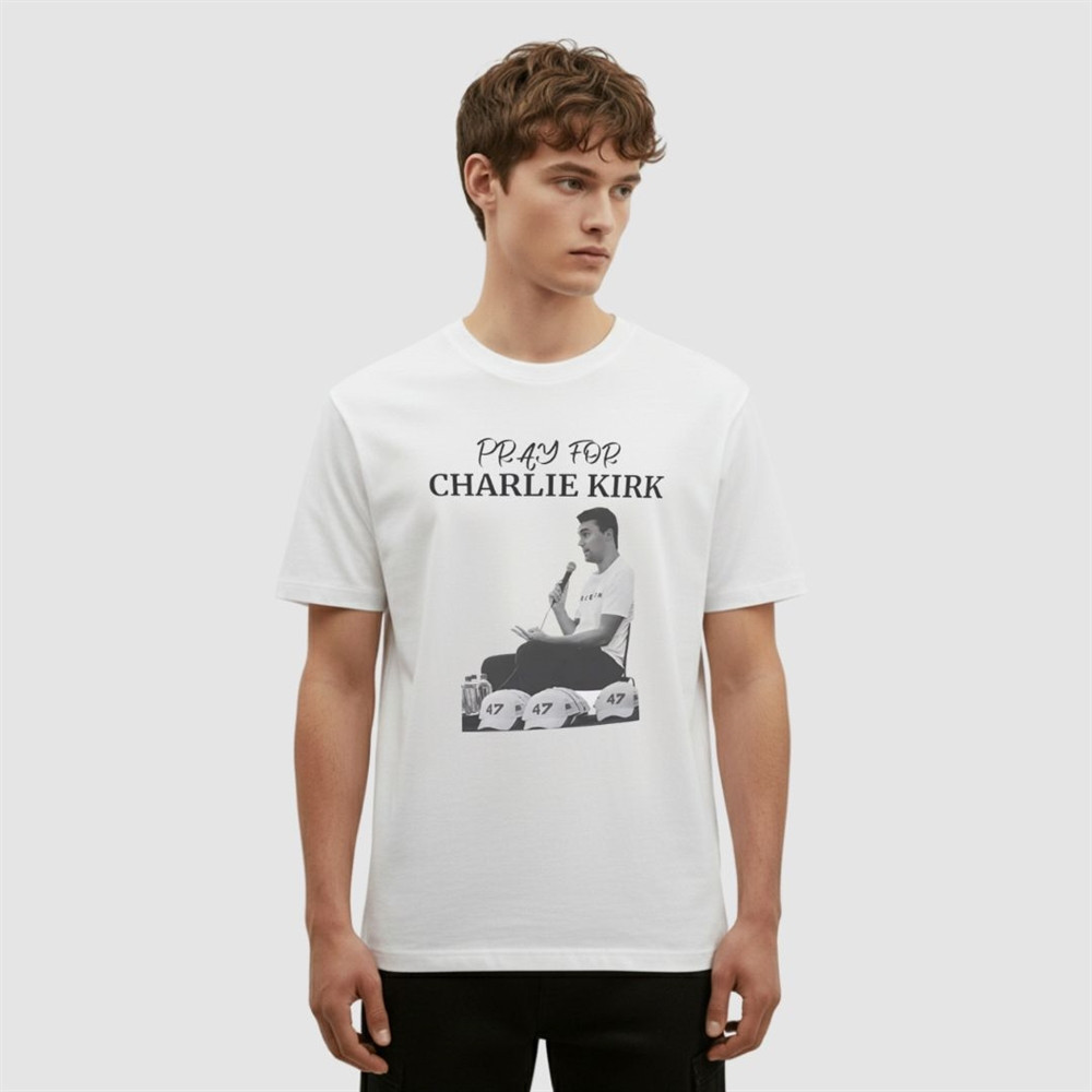 Pray For Charlie Kirk T-Shirt Speech Is Not A Hate Best Freedom Shirt Charlie Kirk Wore