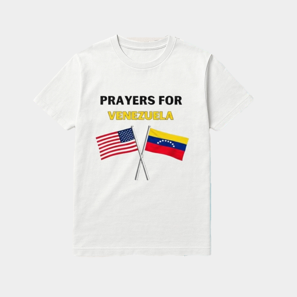 Prayer For Venezuela No War On Venezuela Shirt Anti Trump T-Shirt Gifts For Him