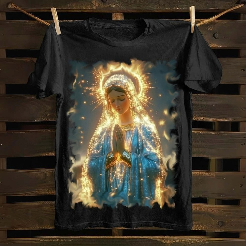Prayer To Our Lady T-Shirt Virgin Mary Catholic Christian Faith Best Gift