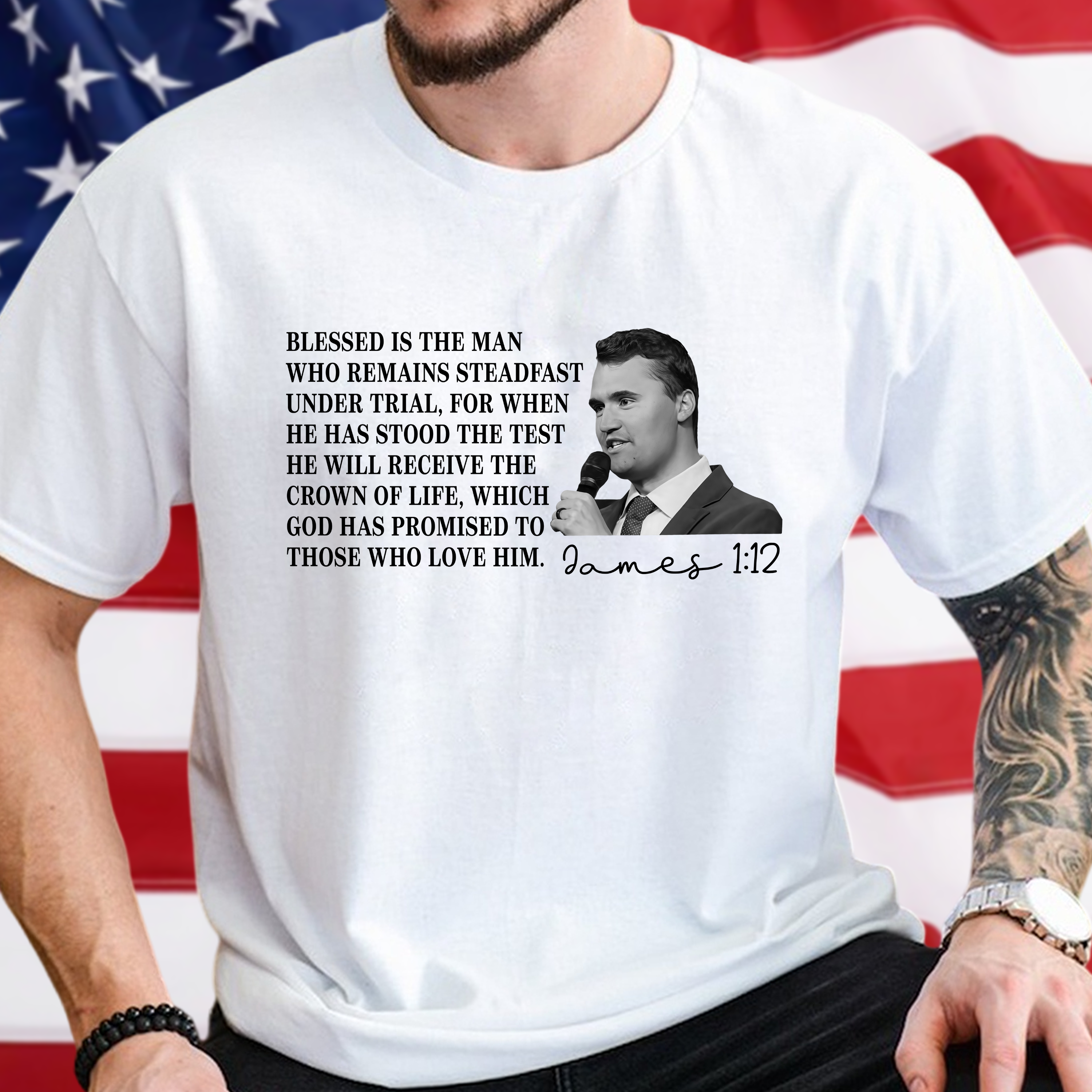 Prayers Up for Charlie Kirk Honor a True Patriot Bright Shirt Gift for American Conservatives