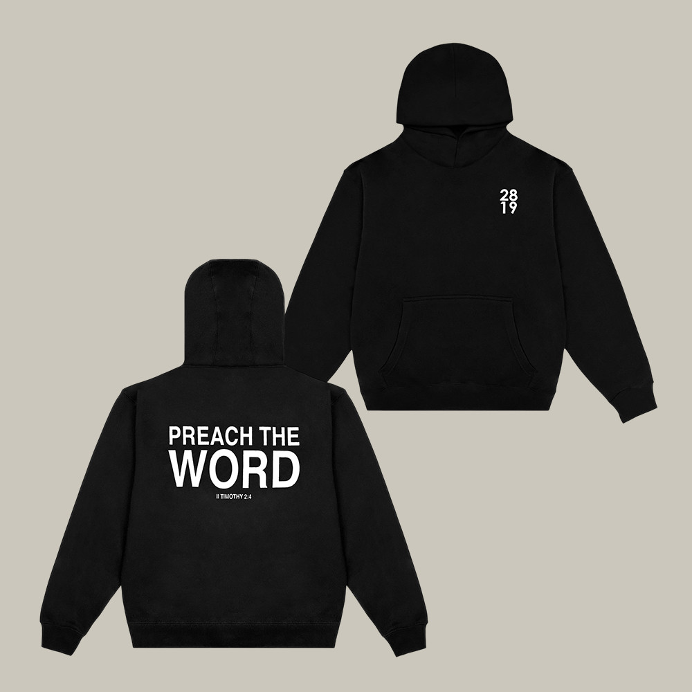 Preach The Word 2819 Church Hoodie Christian Apparel Great Gift For Brother