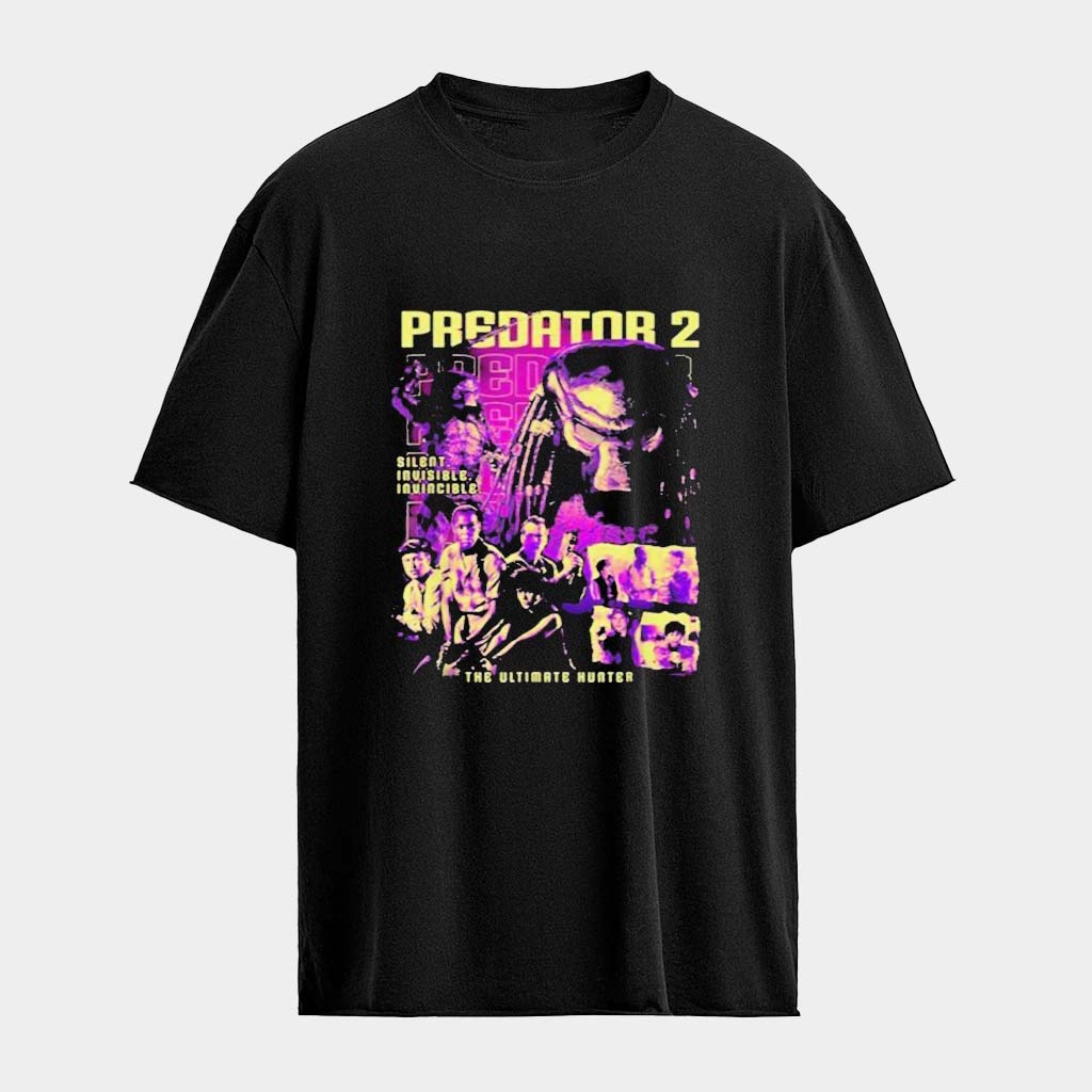 Predator 2 Silent Invisible Invincible The Ultimate Hunter T-Shirt Present For Brother