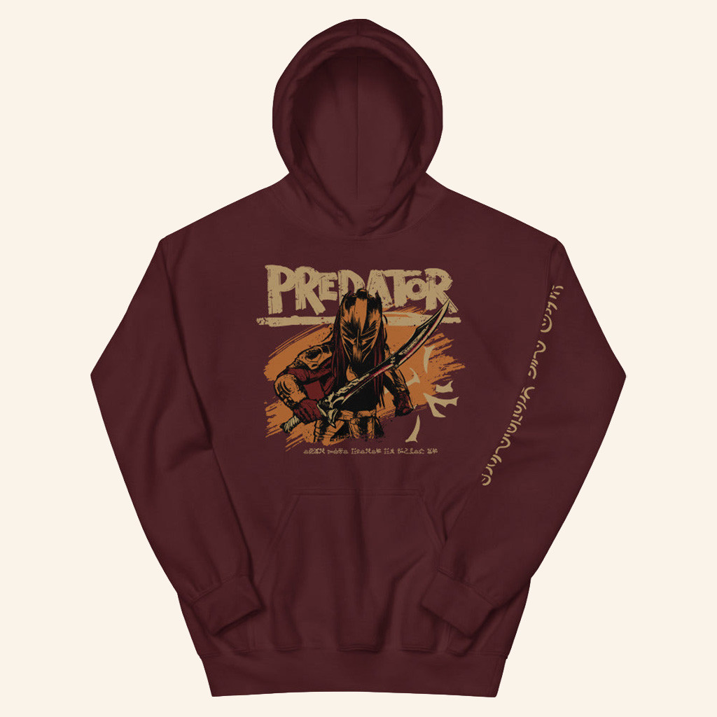 Predator Badlands Hoodie Yautja Hoodie Best Gifts For Boyfriend Predator Badlands Hoodie Yautja Hoodie Best Gifts For Boyfriend