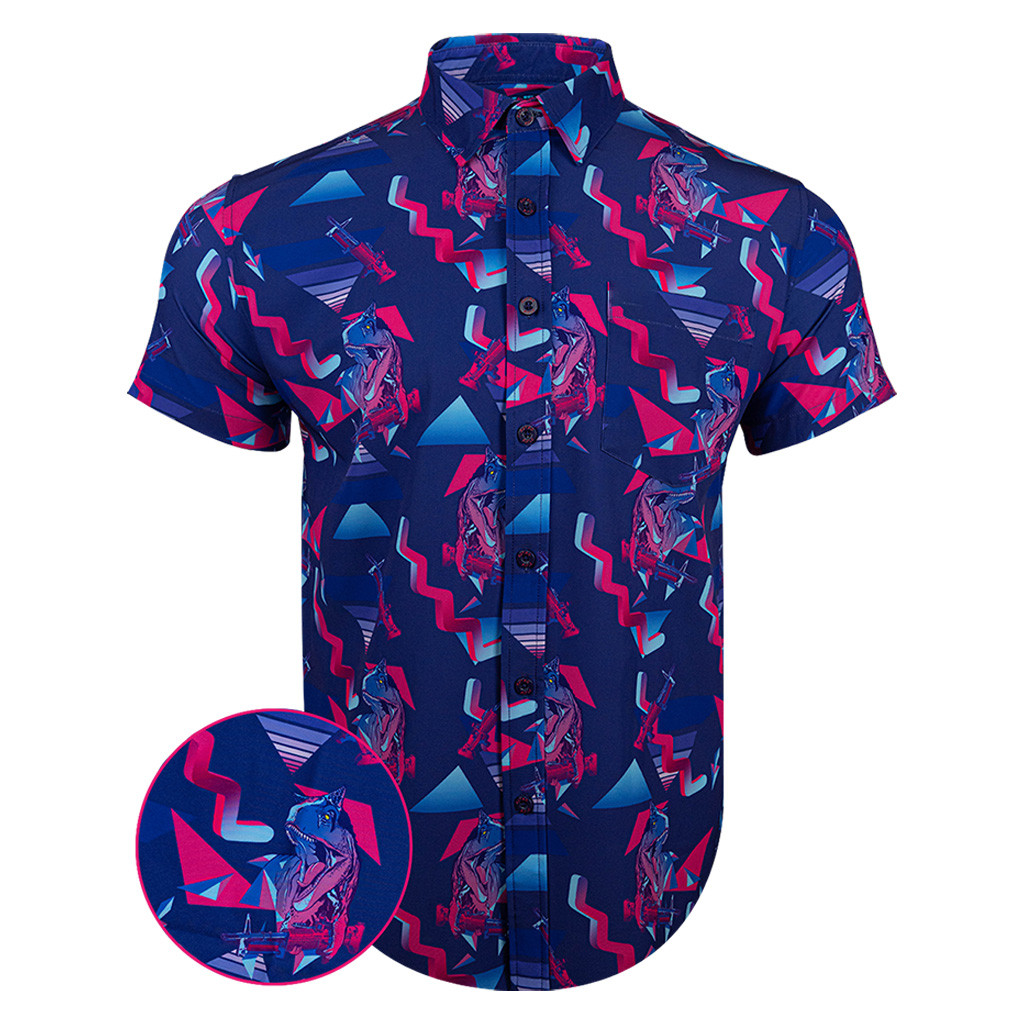 Prehistoric Blue Button Down Shirt Tactical Hawaiian Shirt Gift Ideas For Brother Prehistoric Blue Button Down Shirt Tactical Hawaiian Shirt Gift Ideas For Brother