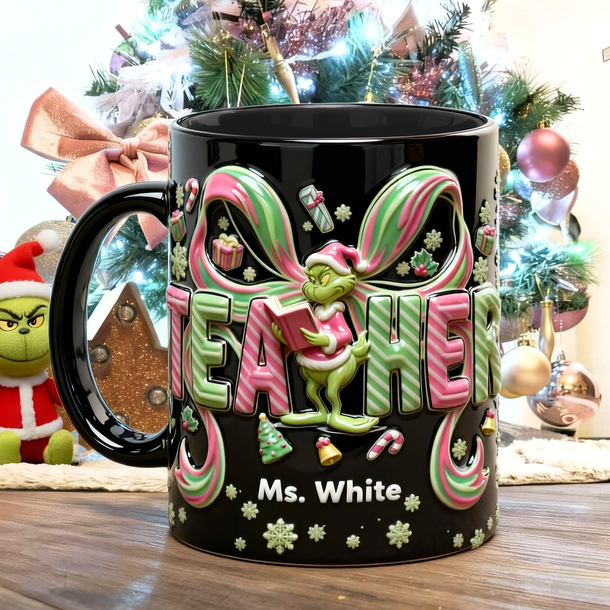 Preppy Coquette Teacher Mug - Personalized Gifts For Teachers - Weird Christmas Gifts For Boyfriend Preppy Coquette Teacher Mug - Personalized Gifts For Teachers - Weird Christmas Gifts For Boyfriend