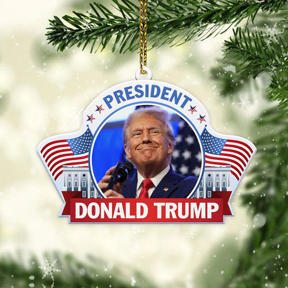 President Donald Trump Ornament 47th President Of The US Inauguration Day January 20th 2025