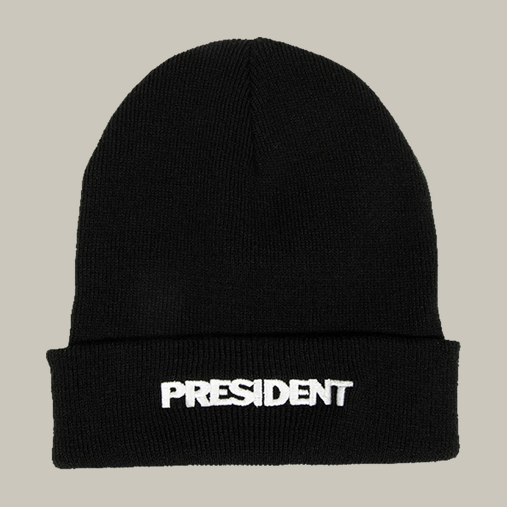 PRESIDENT Metal Band Beanie Music Concert Merch Birthday Gift For Husband