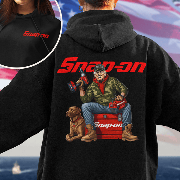 President Trump Snap On Hoodie I Can Fix Anything Donald Trump Merchandise Cool Gifts