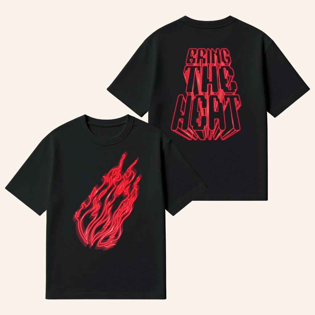 Prestonplayz Fire Merch Neon Flame T-Shirt Bring The Heat Shirt Gifts For Husband Prestonplayz Fire Merch Neon Flame T-Shirt Bring The Heat Shirt Gifts For Husband