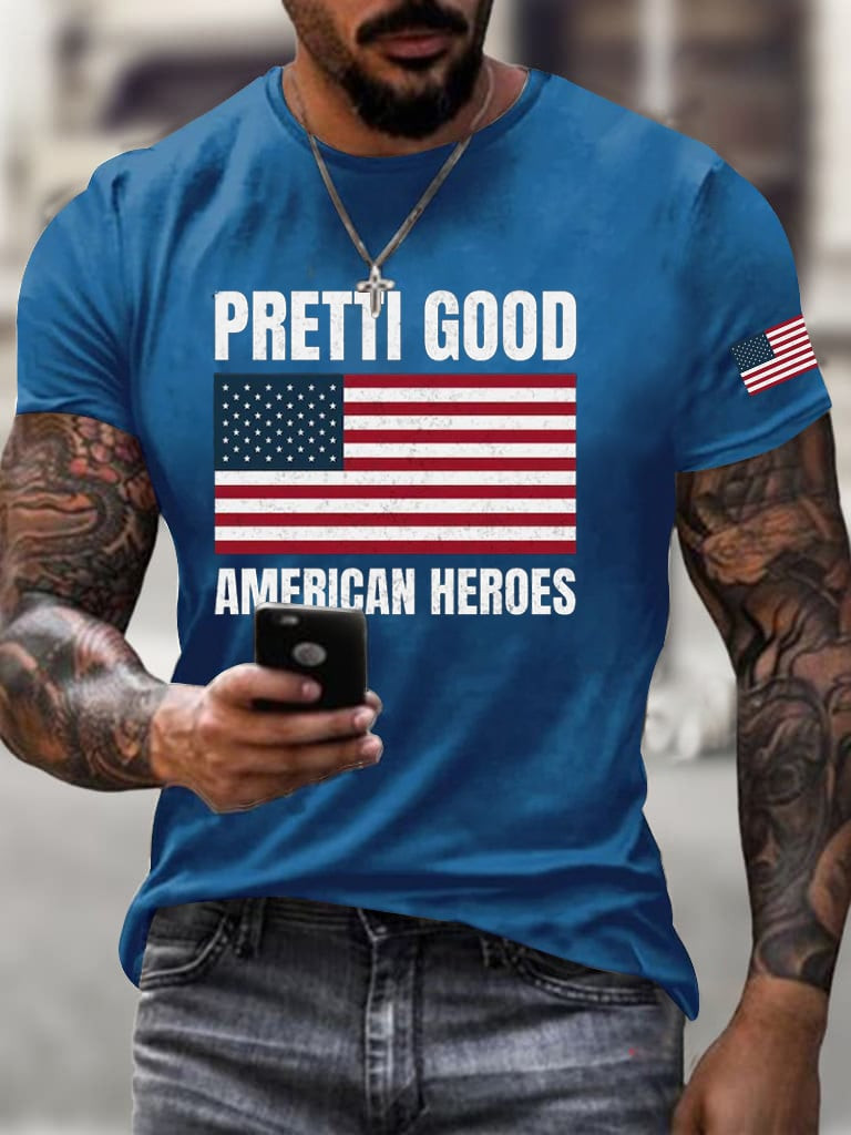 Pretti Good American Heroes T-Shirt Minneapolis Protest Merch I Stand With Minnesota Shirt