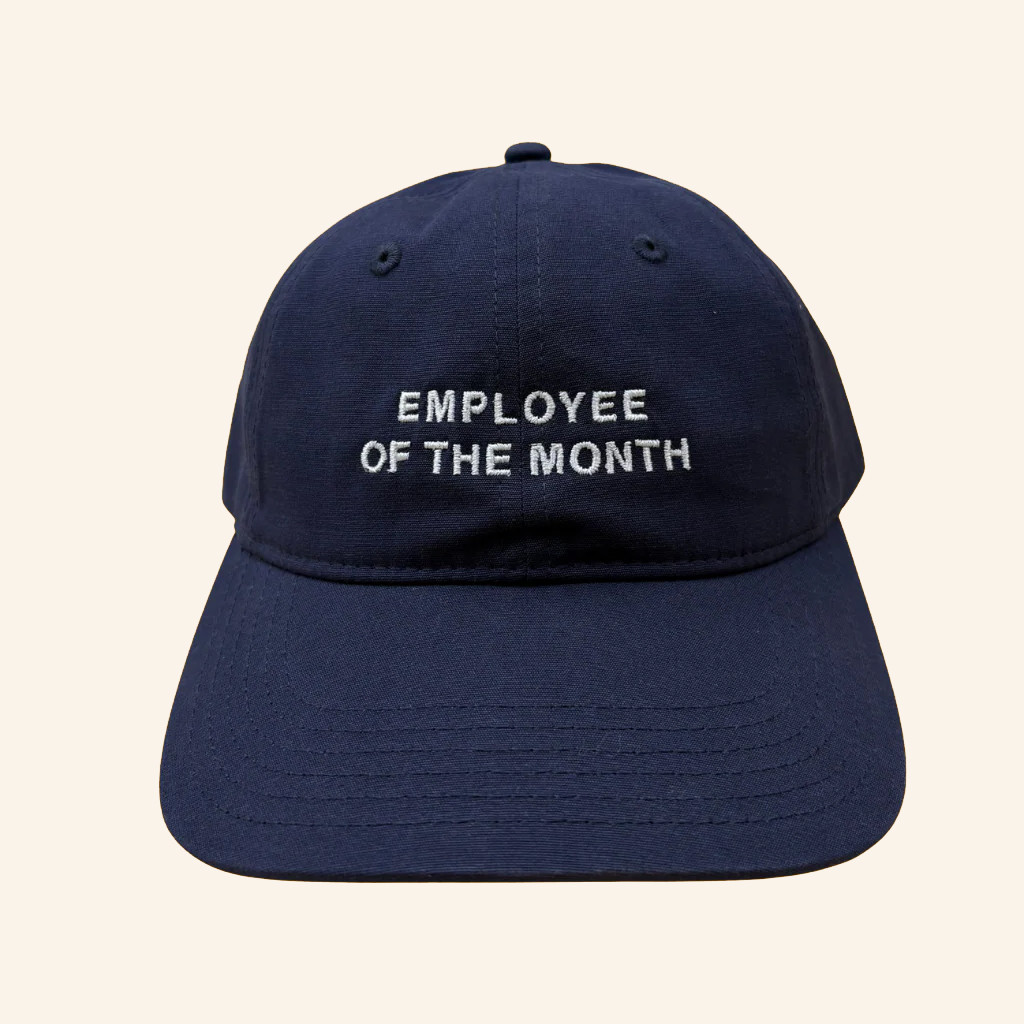 Pretty Decent Beer Merch Employee Of The Month Snapback Hat Embroidered Gifts For Dad