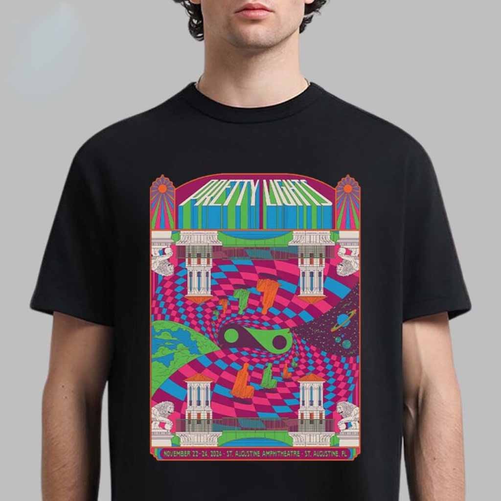 Pretty Lights Concert Poster For St Augustine Florida At St Augustine Amphitheatre On November 22-24 2024 T-Shirt Music Lovers Gifts Pretty Lights Concert Poster For St Augustine Florida At St Augustine Amphitheatre On November 22-24 2024 T-Shirt Music Lovers Gifts