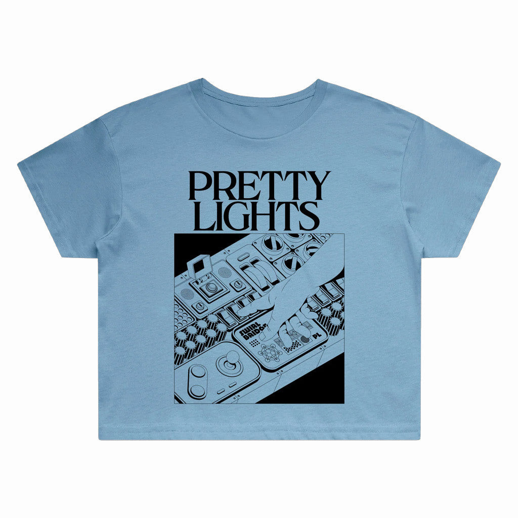 Pretty Lights Merch Control Panel Cropped Shirt Gifts For Her Pretty Lights Merch Control Panel Cropped Shirt Gifts For Her