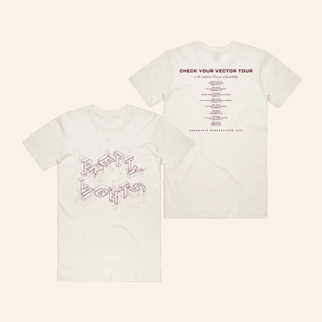 Pretty Lights Music Merch Check Your Vector Tour White T-Shirt Gifts For Her Pretty Lights Music Merch Check Your Vector Tour White T-Shirt Gifts For Her