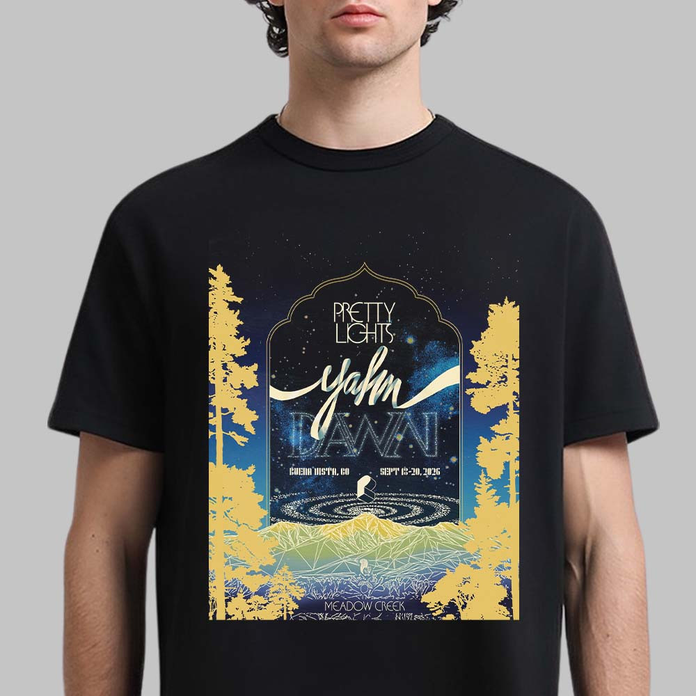 Pretty Lights Yahn Dawn 2026 Buena Vista Colorado T-Shirt Pretty Lights Fan Merch Music Lover Gift
