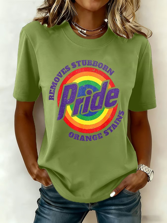 Pride Removes Stubborn Orange Stains T-Shirt LGBT Pride Month Apparel Gift For Mom 1