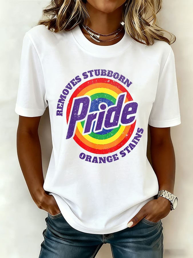 Pride Removes Stubborn Orange Stains T-Shirt LGBT Pride Month Apparel Gift For Mom 2