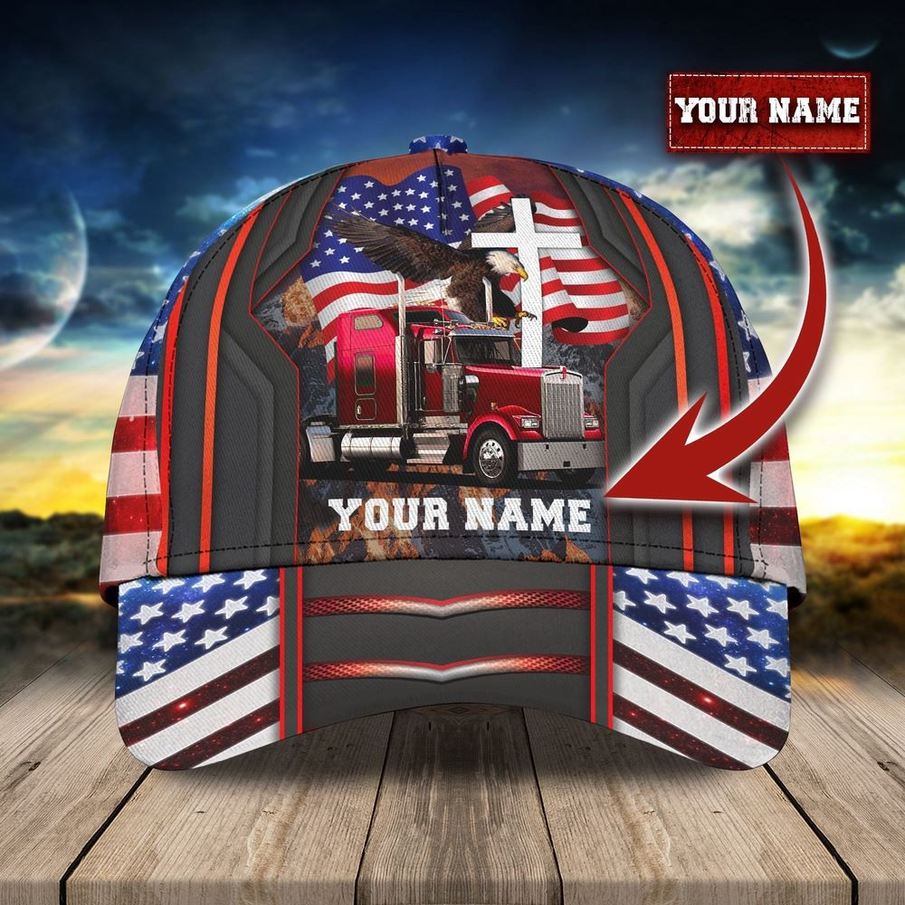 Pride Trucker Customized Name 3D Cap Farmer Baseball Cap Unique Gifts For Farmers