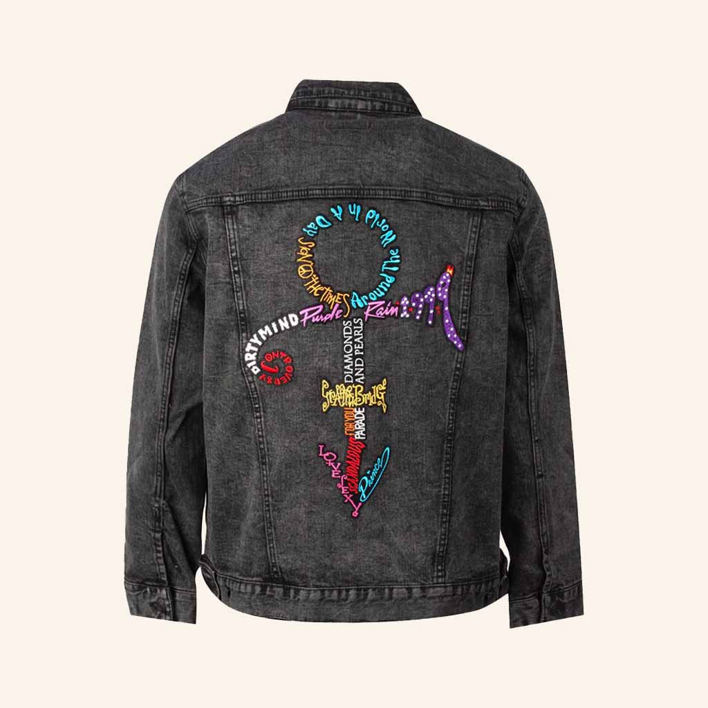 Prince Merch Anthology 1978 1991 Denim Jacket Birthday Gift Ideas For Him Prince Merch Anthology 1978 1991 Denim Jacket Birthday Gift Ideas For Him
