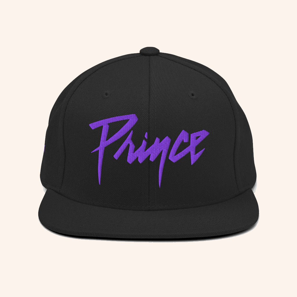 Prince Merch Prince Logo Snapback Hat Embroidered Best Gifts For Sister