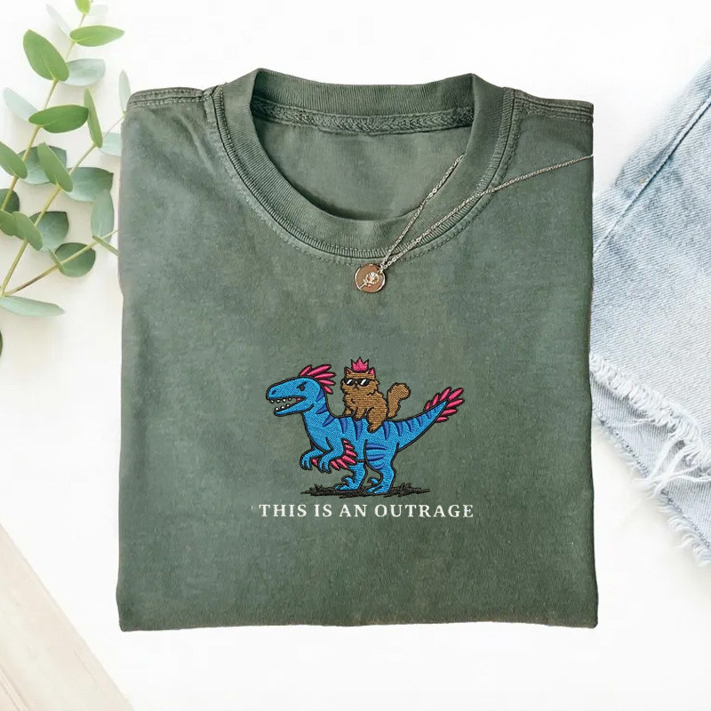 Princess Donut And Mongo T-Shirt This Is An Outrage Merch Funny Cat Lover Gift