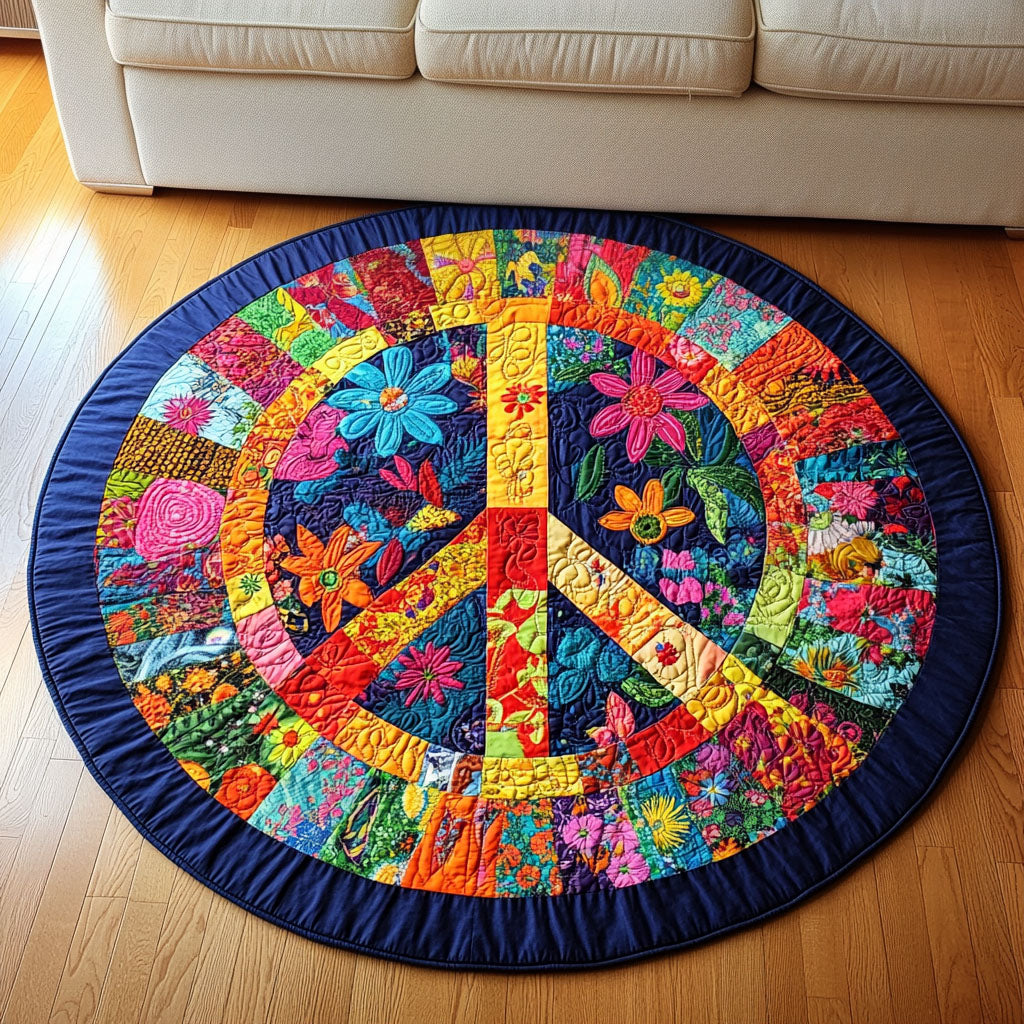 Prism Parade Quilted Round Mat Entryway Ideas Good Gifts For Farmers