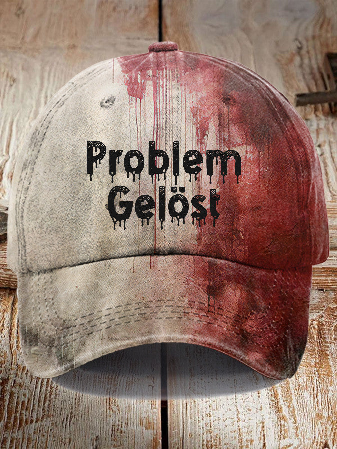 Problem Solved Hat Horror Scary Bloody Hat Halloween Gifts For Him Problem Solved Hat Horror Scary Bloody Hat Halloween Gifts For Him
