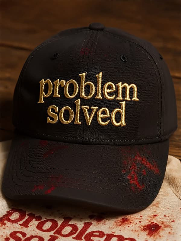 Problem Solved Hat Horror Scary Hat Best Gifts For Halloween Problem Solved Hat Horror Scary Hat Best Gifts For Halloween
