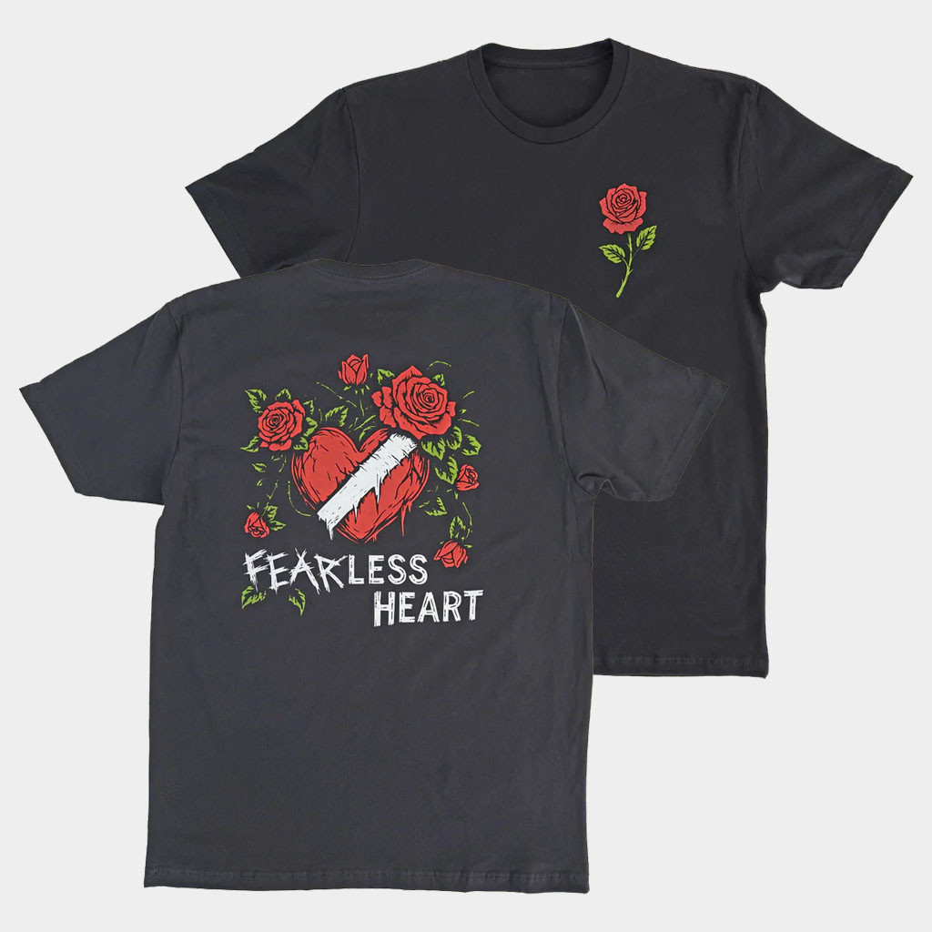 Project Fear Merch Fearless Heart T-Shirt Rose Shirt Gift Ideas For Her