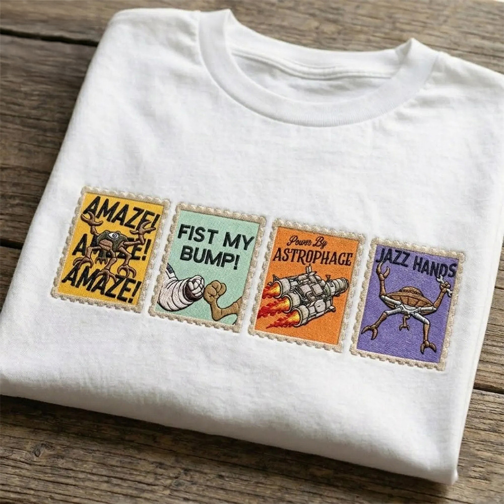 Project Hail Mary Rocky The Eridian Amaze Stamp T-Shirt Project Hail Mary Fan Merch