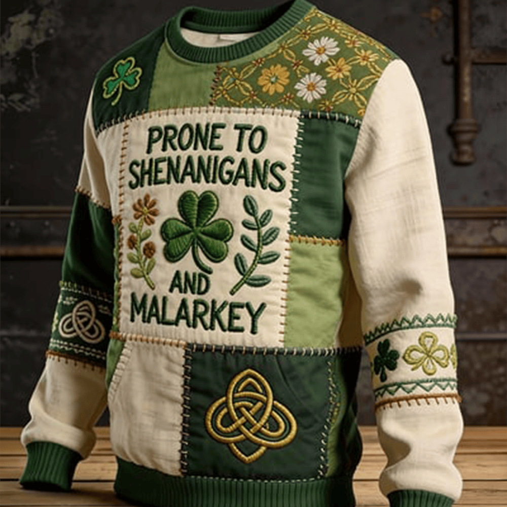 Prone To Shenanigans And Malarkey Sweatshirt St Patrick's Day Outfit St Patrick's Gifts