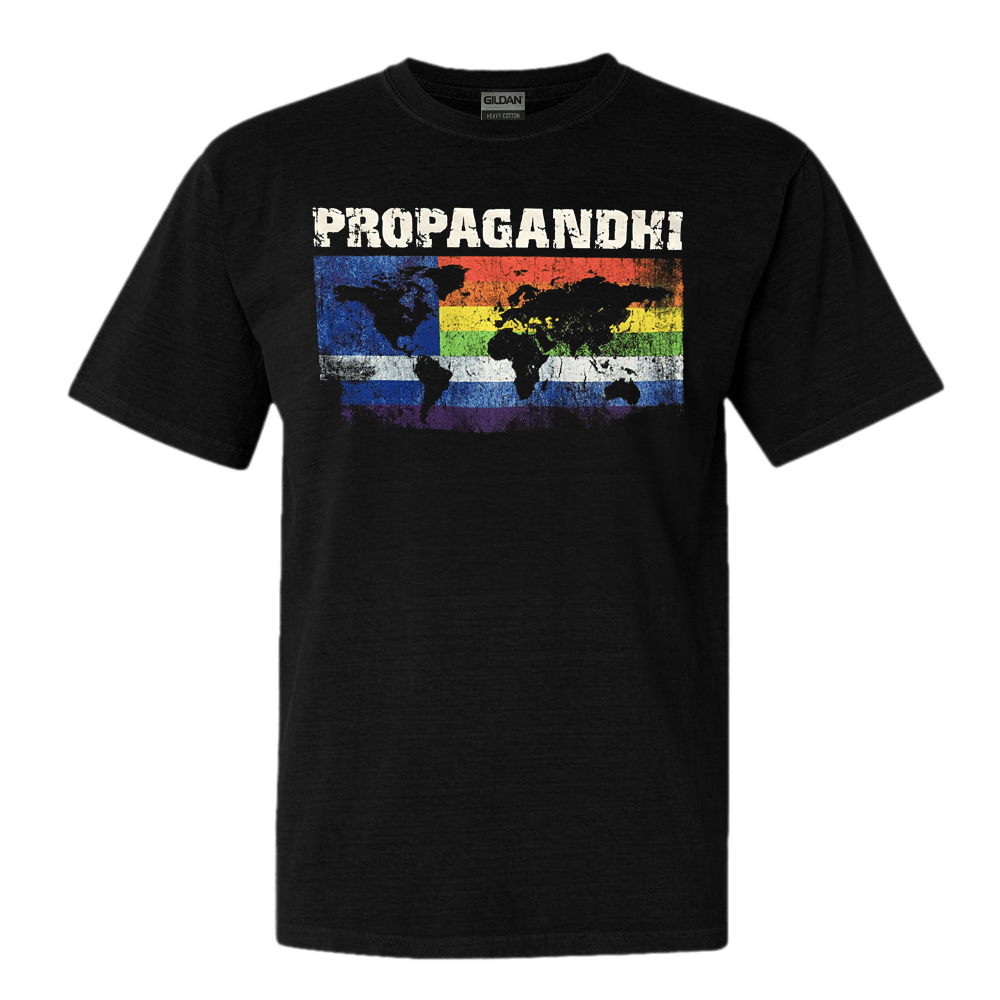 Propagandhi Merch Rainbow Resource Center Fundraiser T-Shirt Band Fans Gifts Retro Gift for Him