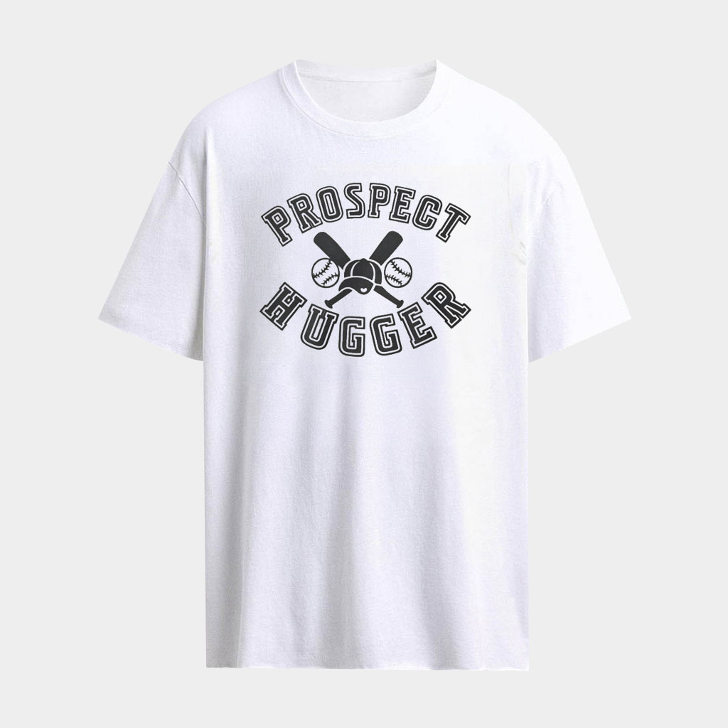 Prospect Hugger Baseball Shirt White Best Gifts For Baseball Fans