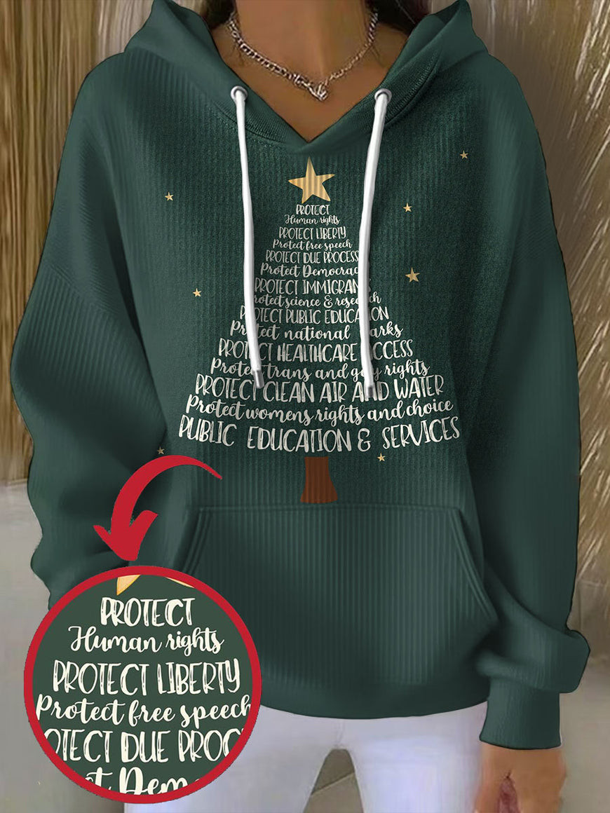 Protect Human Rights Protect Liberty Hoodie Protect Free Speech FDT Anti MAGA Merch Present