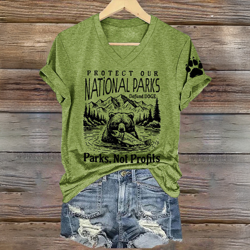 Protect Our National Parks V-Neck T-Shirt Fck Elon Musk Trump Merch Vintage Hoodie Gift for Men Protect Our National Parks V-Neck T-Shirt Fck Elon Musk Trump Merch Vintage Hoodie Gift for Men