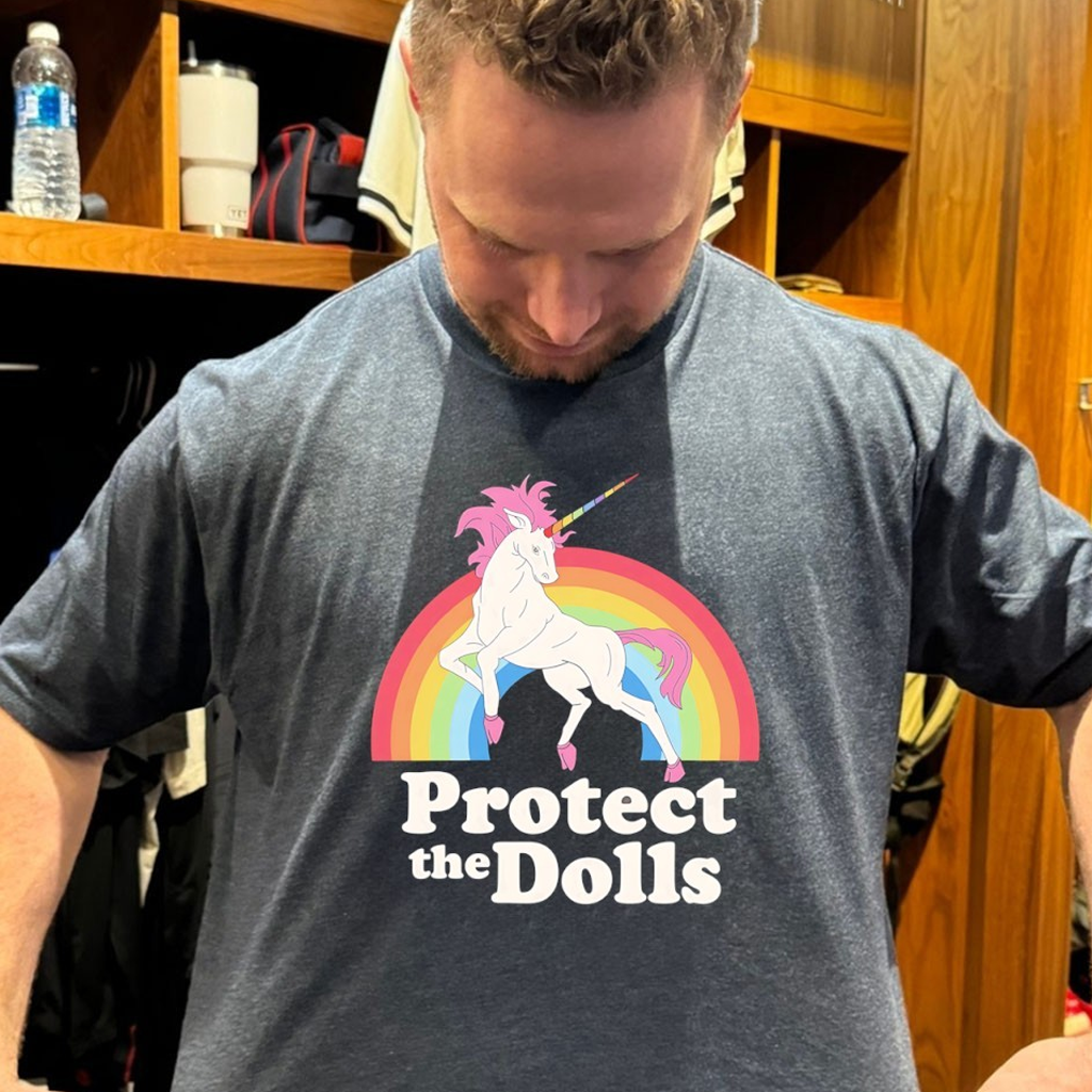 Protect The Dolls Unicorn Rainbow Shirt Birthday Gift Ideas For Brother